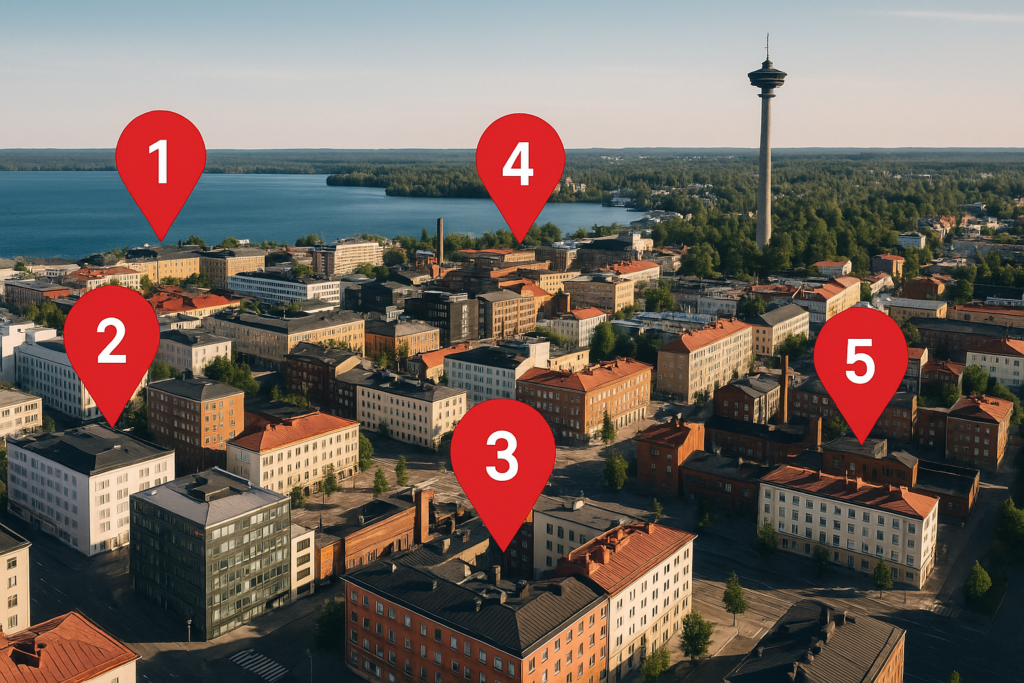 Hakukoneoptimointi Tampereella - tekoälyn luoma havainnekuva